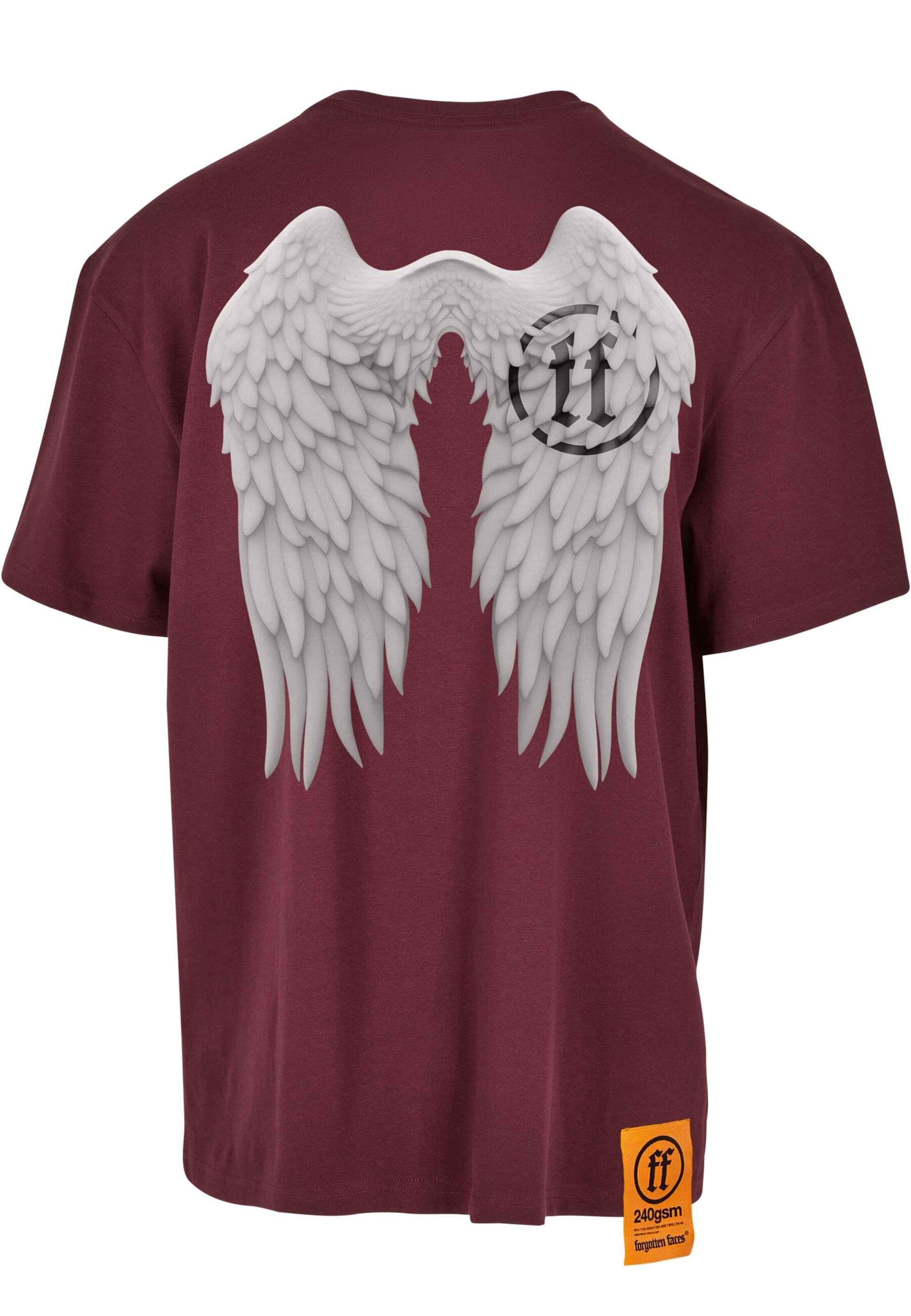 Maglietta 'Wings' di Forgotten Faces in rosso