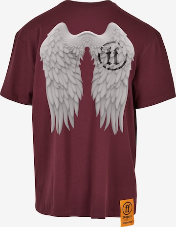 Forgotten Faces T-Shirt 'Wings' in Rot