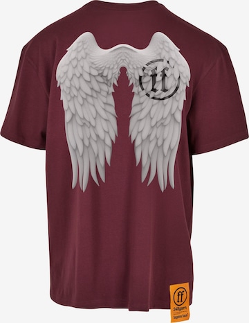 Forgotten Faces Shirt 'Wings' in Red