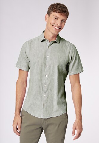 ROY ROBSON Slim fit Overhemd in Groen: voorkant