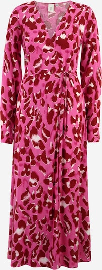 Y.A.S Tall Jurk 'SAVANNA' in de kleur Pink / Bordeaux / Wit, Productweergave