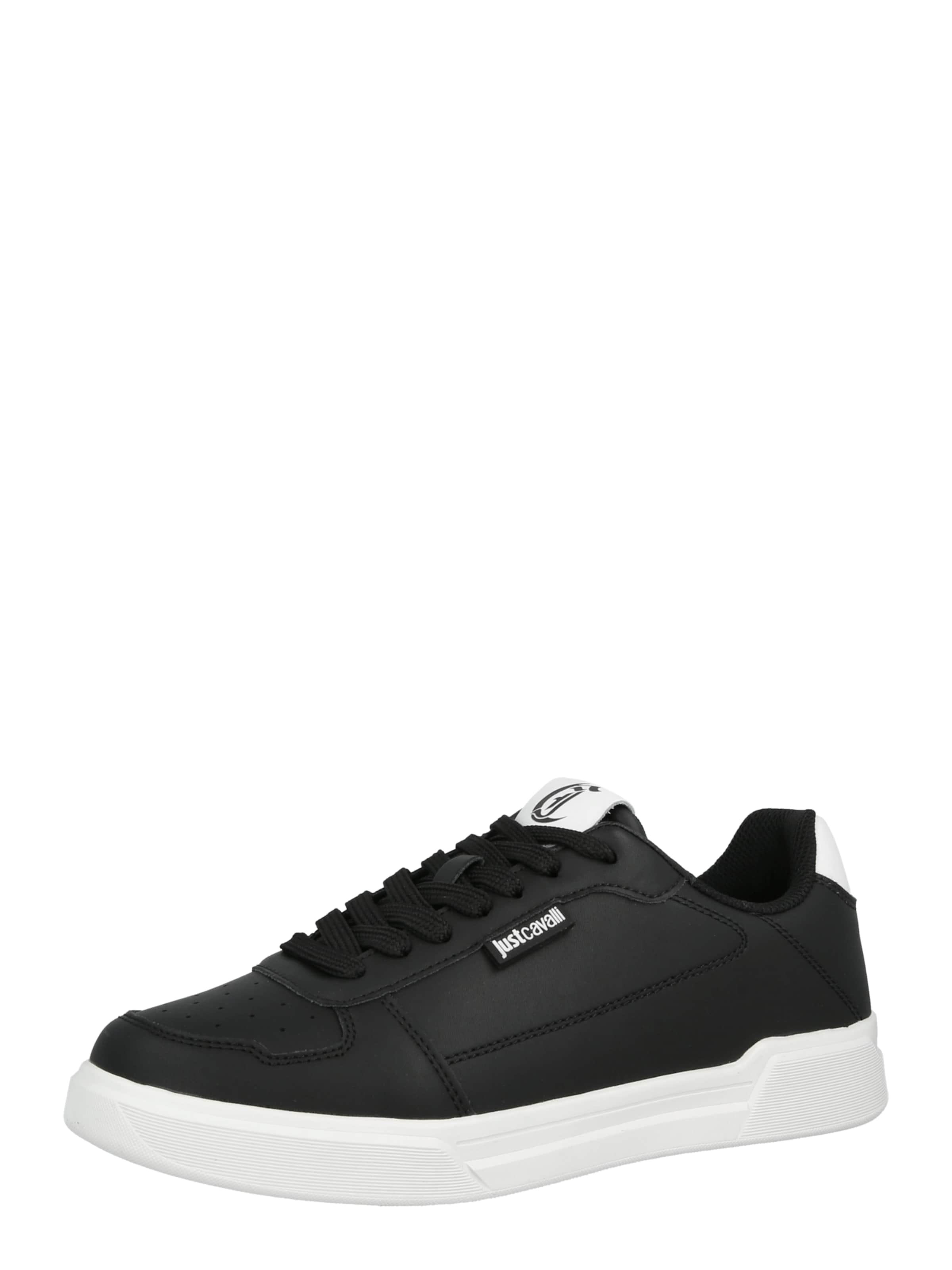 Sneaker low 'FONDO MINIMAL' de la Just Cavalli pe negru: față