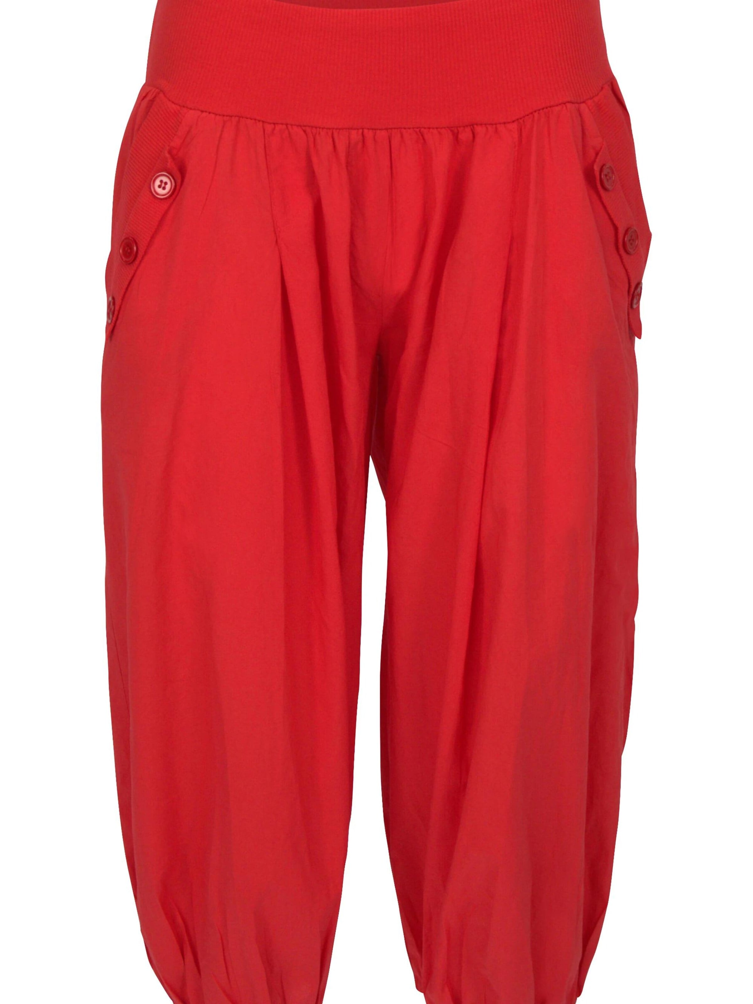 malito more than fashion Loose fit Harem Pants in Red