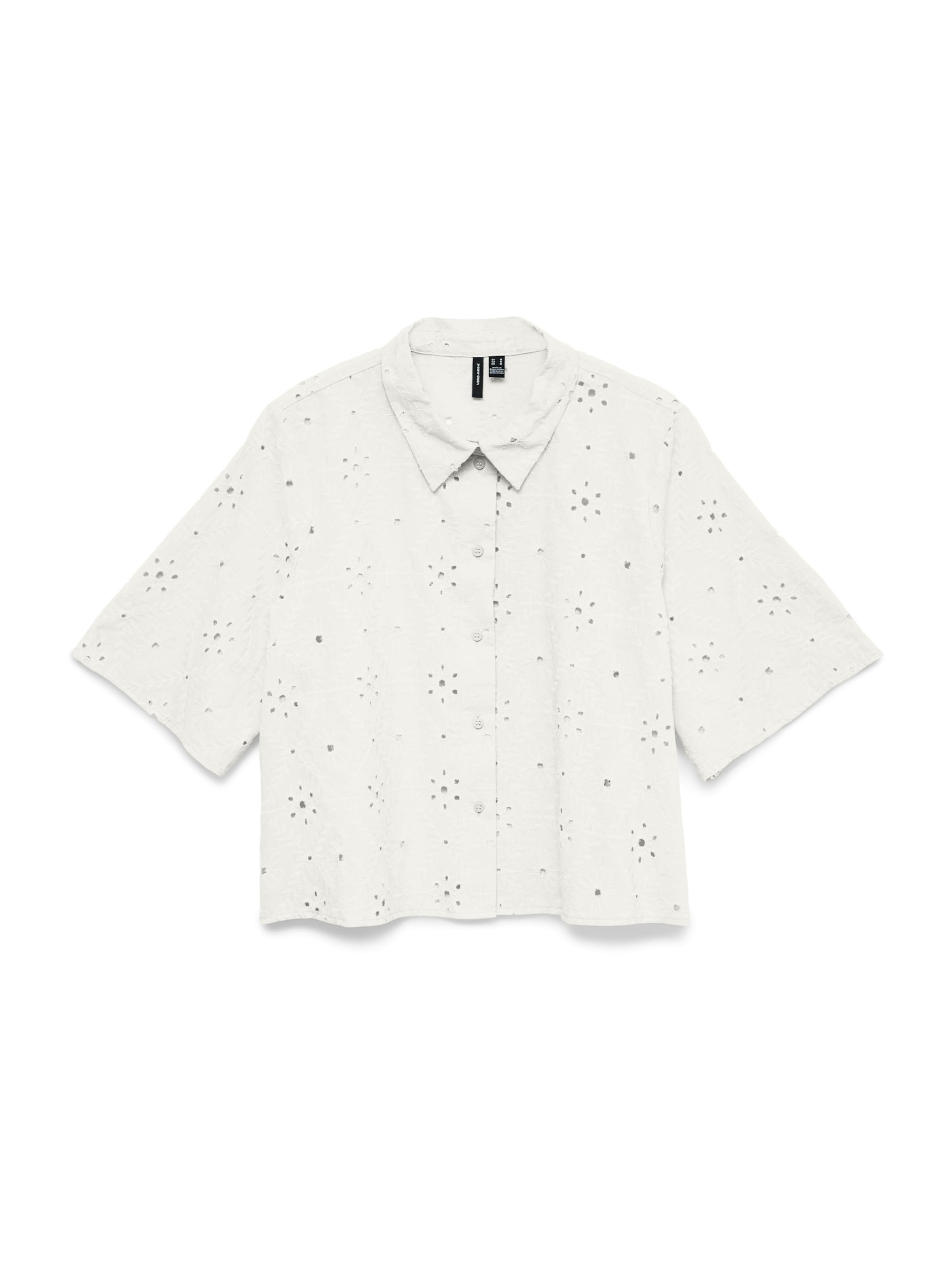 Chemisier 'VMELIZA' VERO MODA en blanc : devant