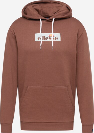 ELLESSE Sweatshirt 'Crestida' in de kleur Bruin / Mintgroen / Oranje / Rood, Productweergave