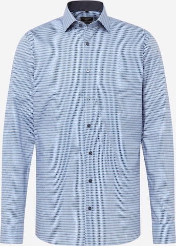 OLYMP Regularny krój Koszula 'No 6 Six' w kolorze niebieski: przód