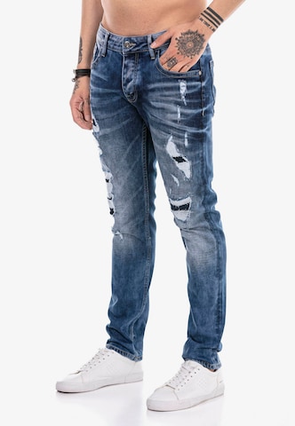 Redbridge Regular Jeans 'Farnborough' in Blauw: voorkant