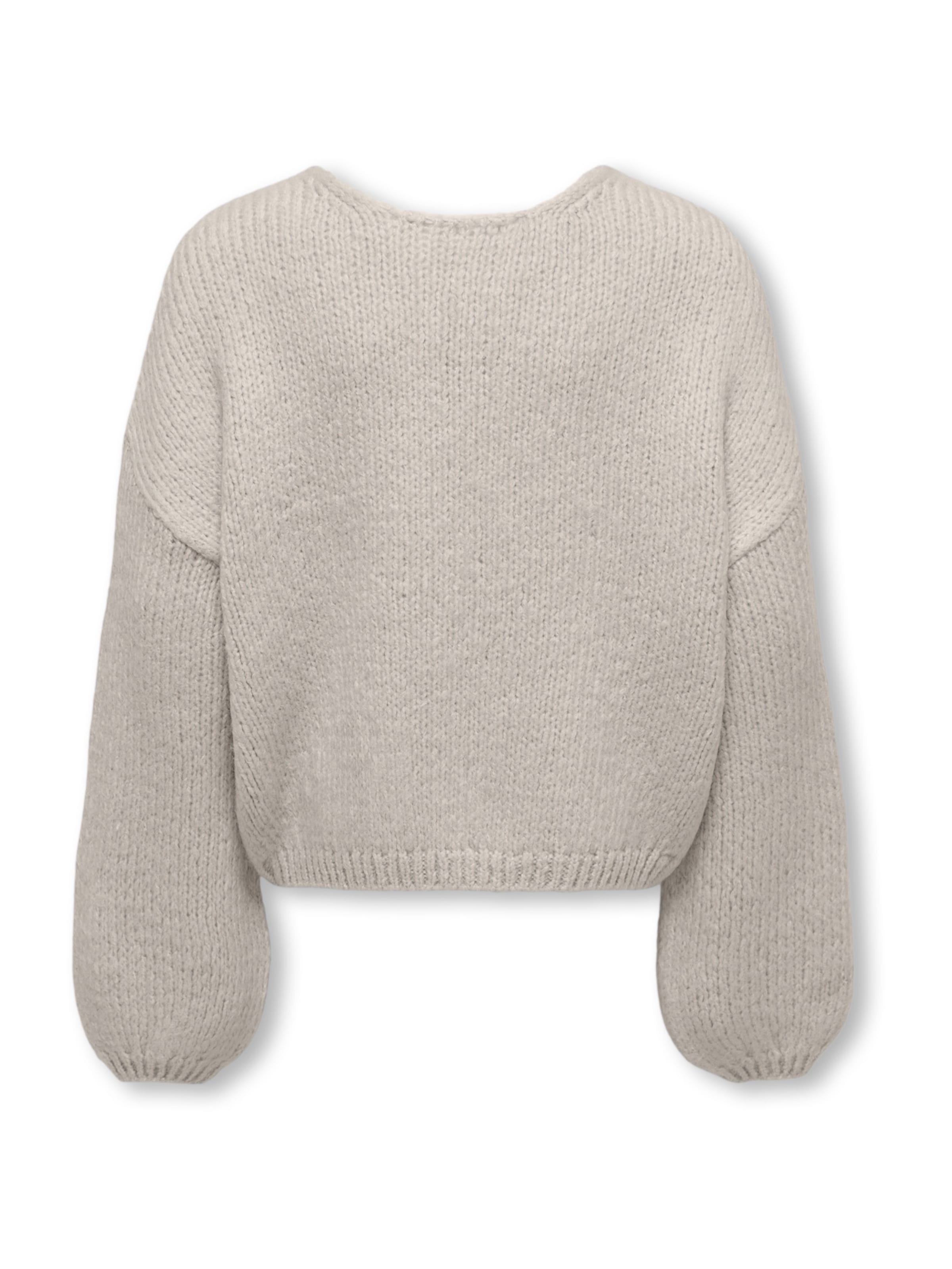 ONLY GIRLS Sweater 'KOGDINEA' in Grey