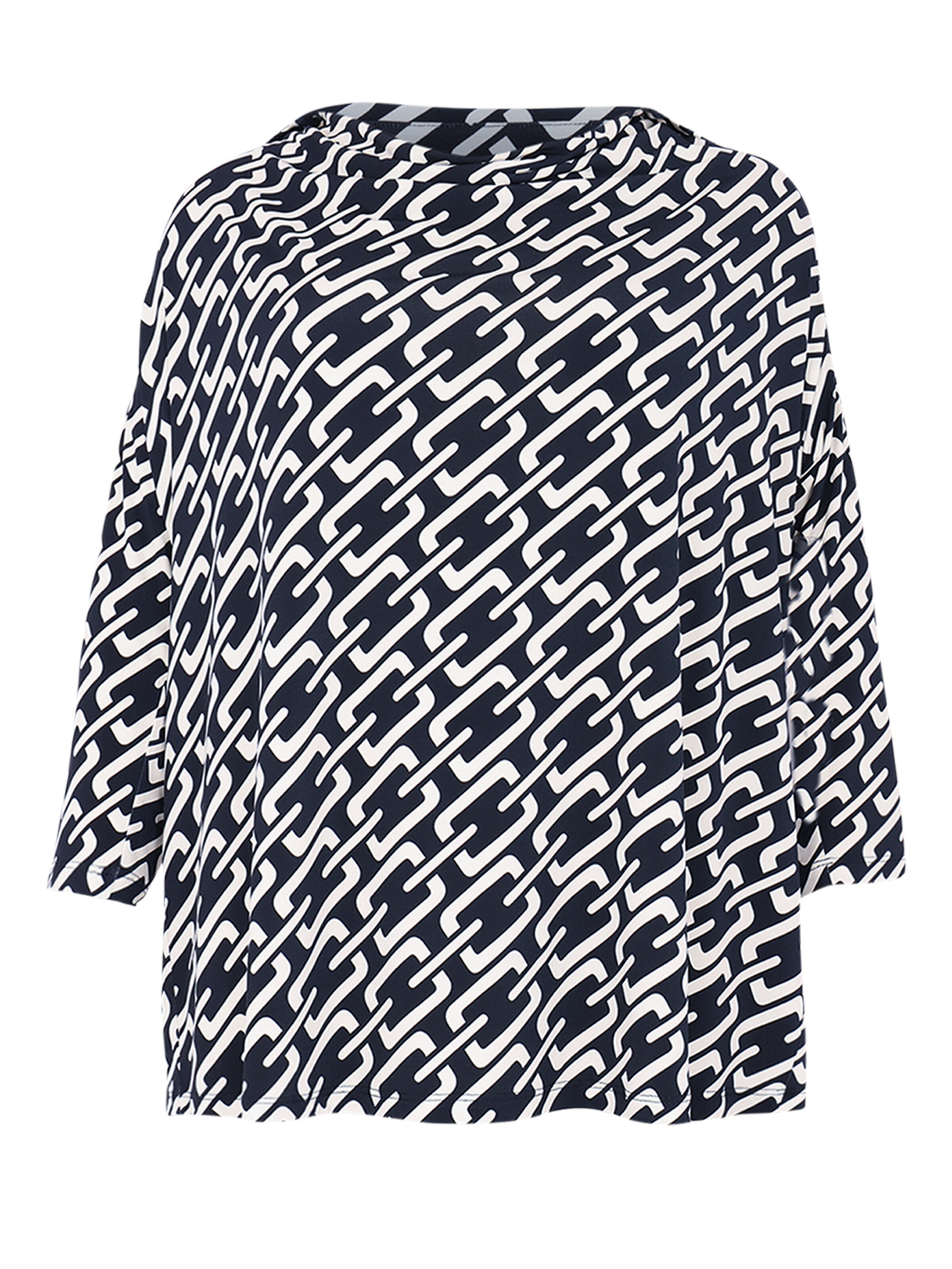 YOEK Tunika in Blau: Vorderseite