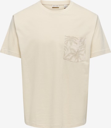 Only & Sons - Camiseta 'ONSFRED' en blanco: frente