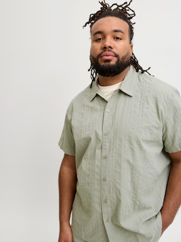 Jack & Jones Plus Regular fit Overhemd in Groen