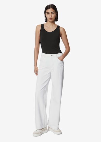 Marc O'Polo DENIM Wide leg Jeans 'TOMMA' in White