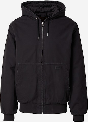 juoda Superdry Demisezoninė striukė 'Surplus': priekis