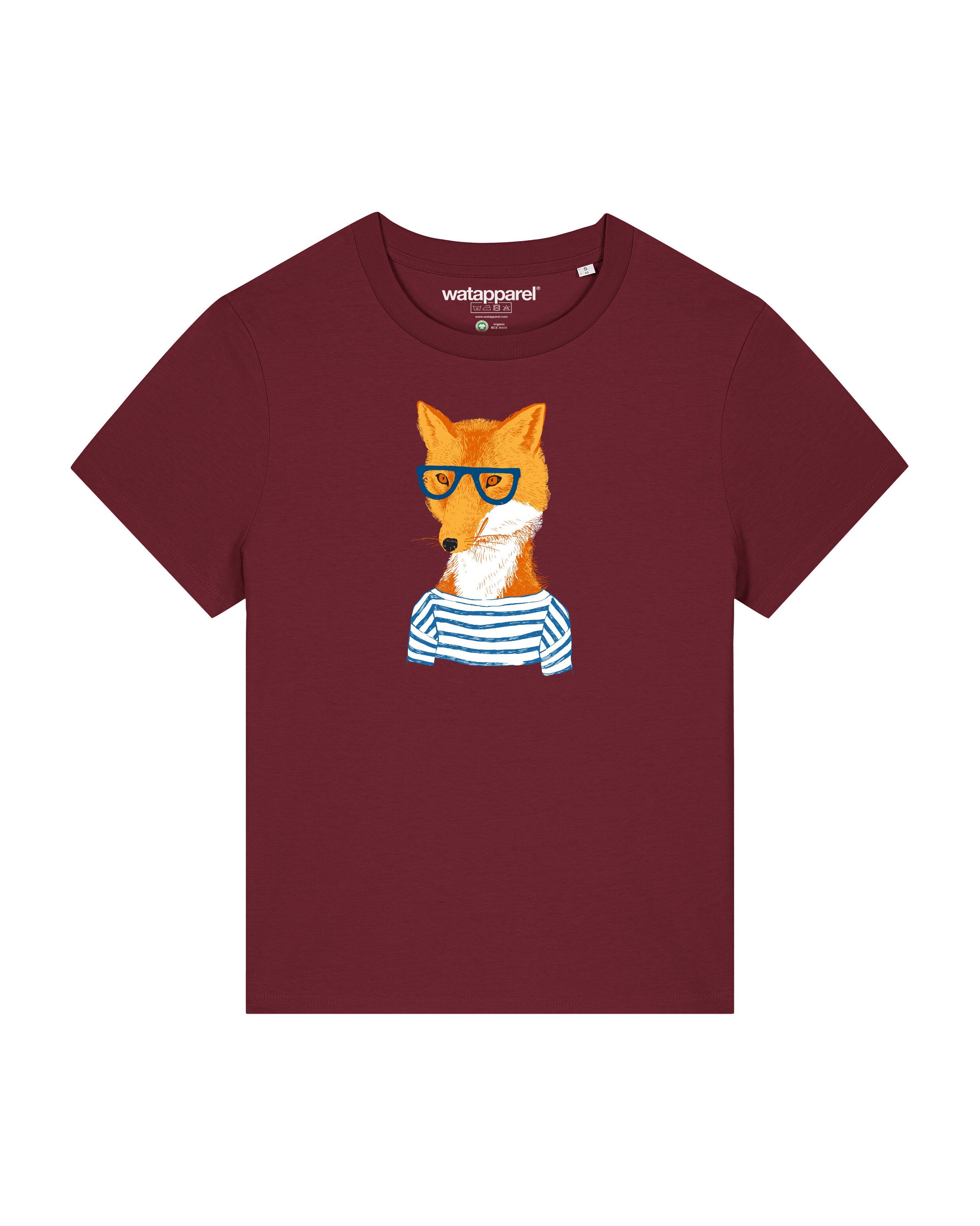 Watapparel Shirt ' Fuchs ' in Red: front