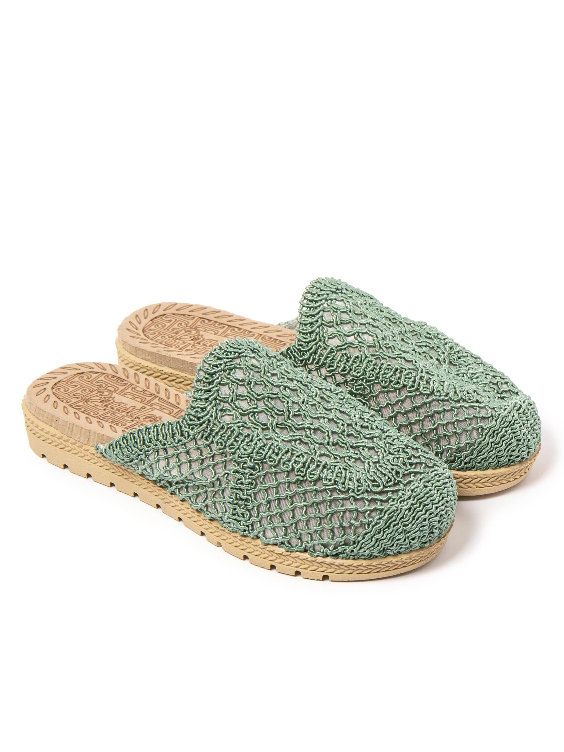 Brasileras Huisschoenen 'Suna' in Groen