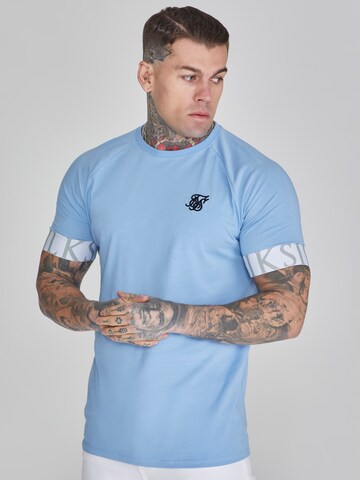 SikSilk Shirt in Blau: Vorderseite