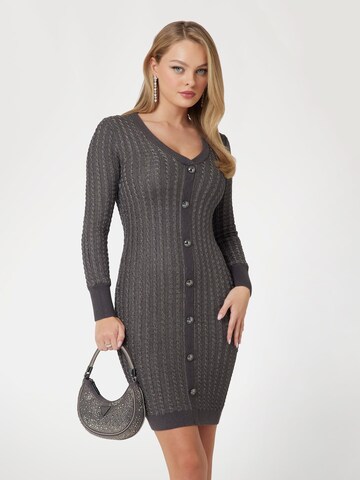 GUESS Strickkleid in Grau