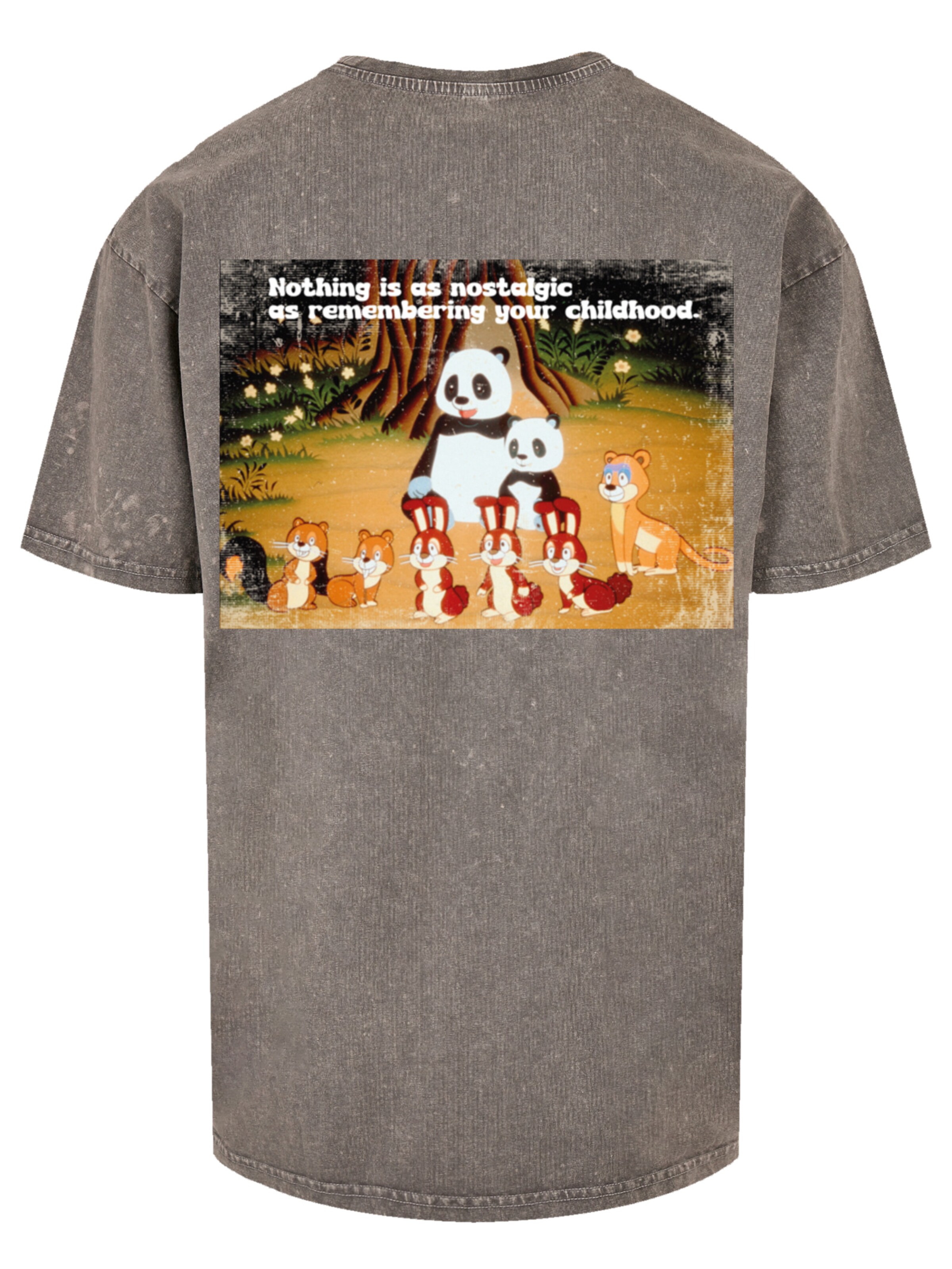 T-Shirt 'Tao Tao Heroes of Childhood' F4NT4STIC en gris