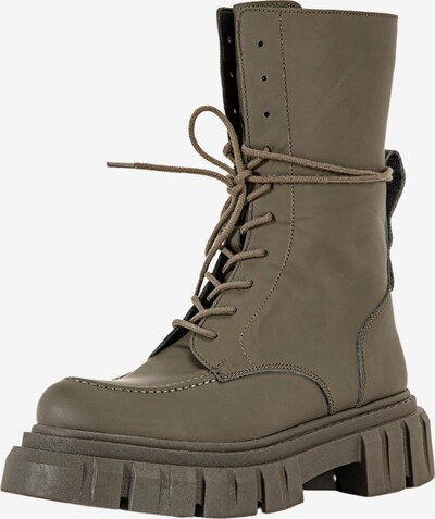 INUOVO Bottines à lacets en kaki, Vue avec produit