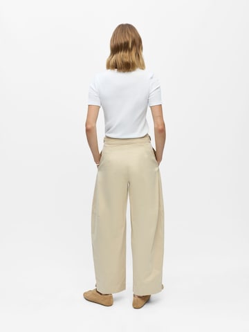 Barrel Pantaloni 'OBJShana' di OBJECT in beige