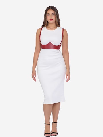 Haute Cuir Bælte 'Venus Underbust Harness' i rød