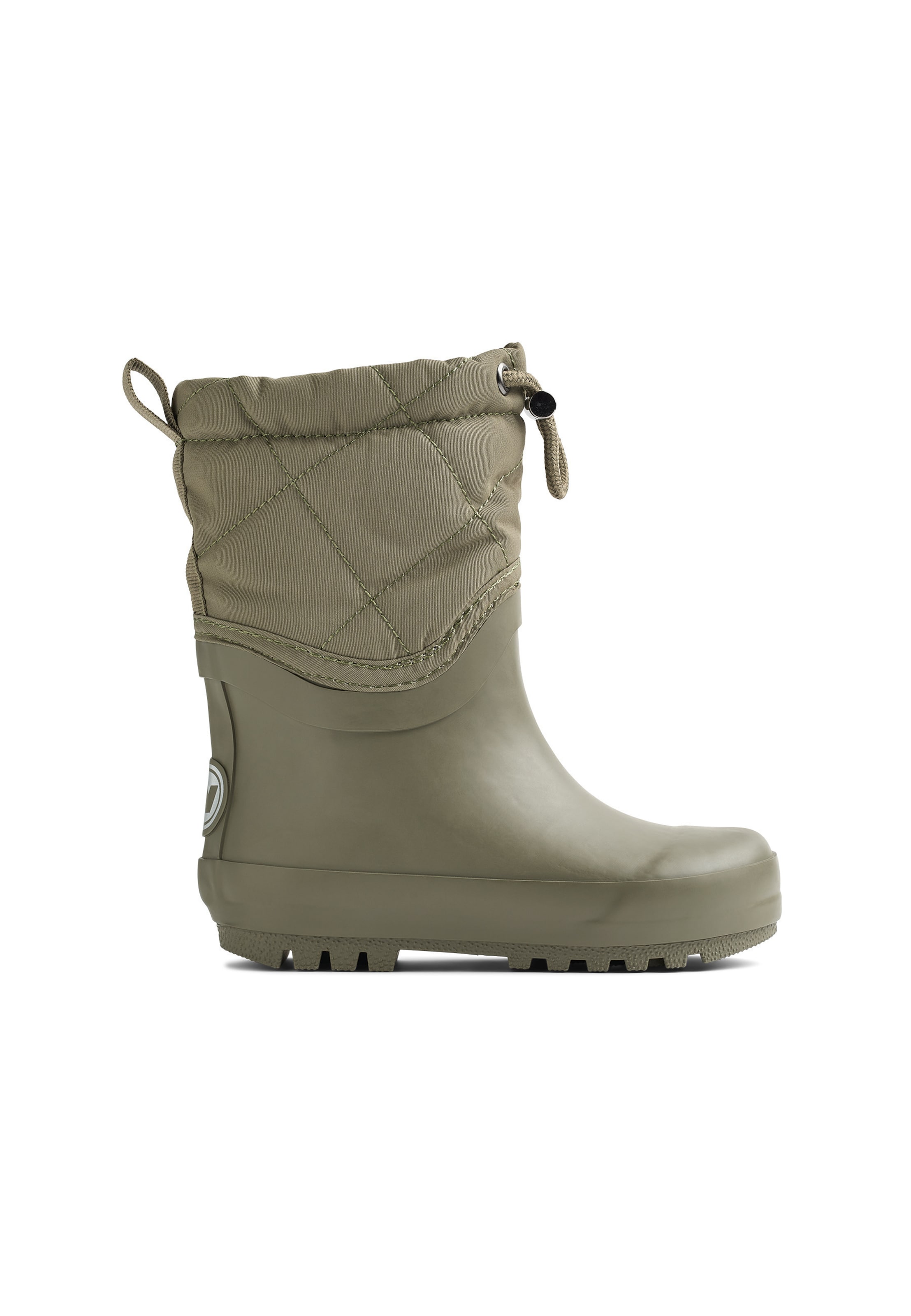 WHEAT - Bota de borracha 'Drizzle' em verde: frente