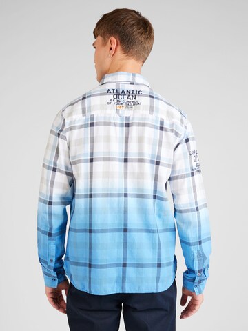 CAMP DAVID Regular Fit Hemd in Blau