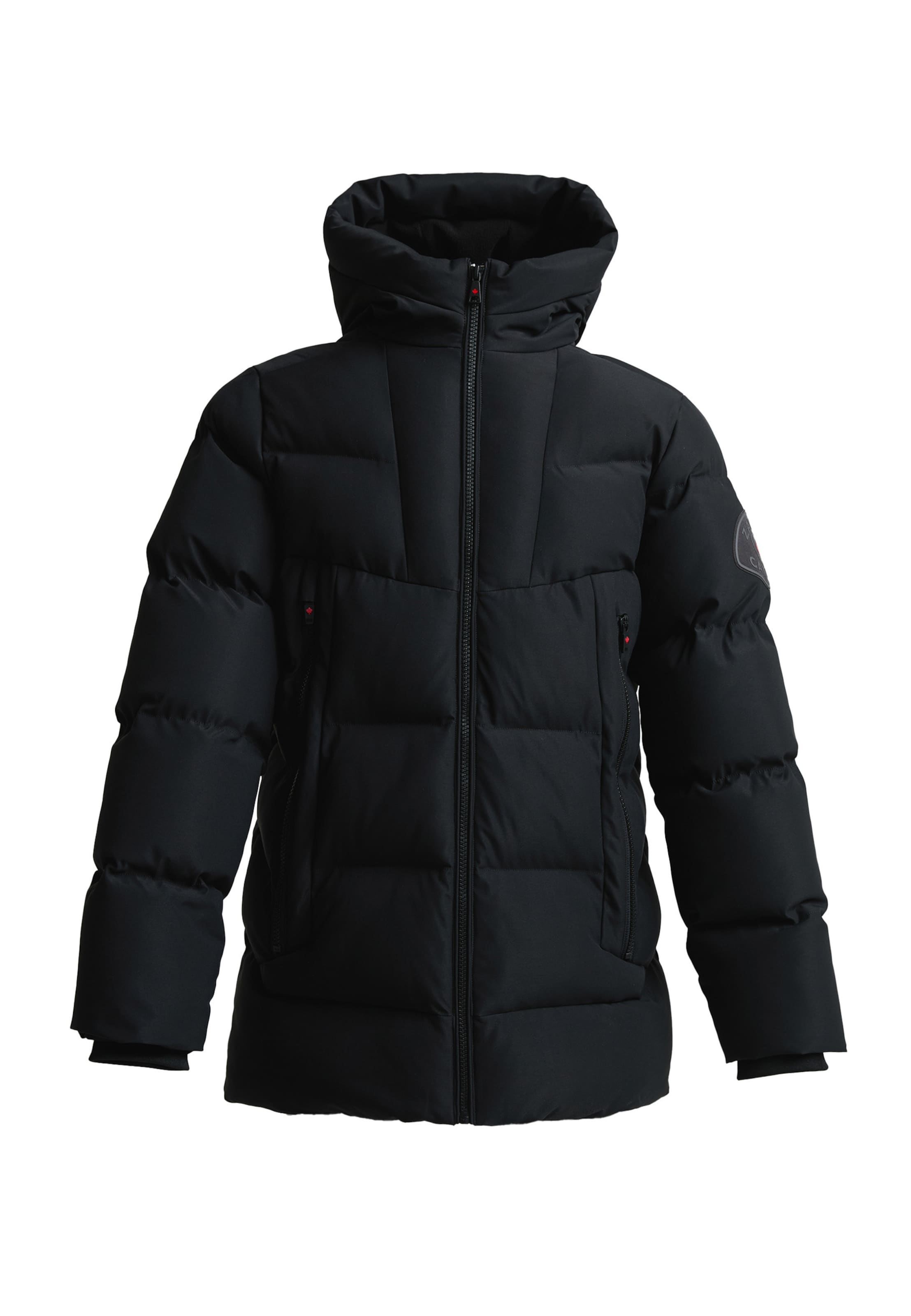 Zavetti Canada Winter parka 'SALETINI' in Black: front