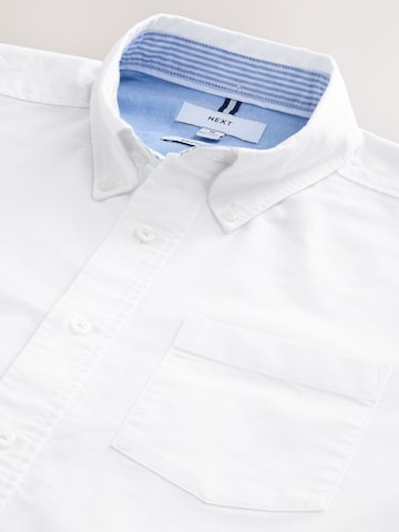 Next Regular Fit Paita 'Oxford' värissä valkoinen