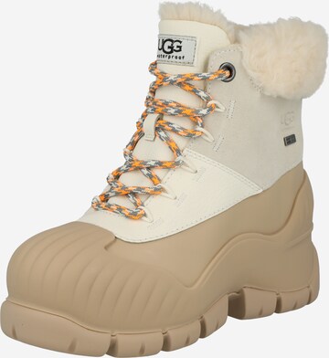 UGG حذاء للثلج 'ADIROAM' بـ أبيض: الأمام