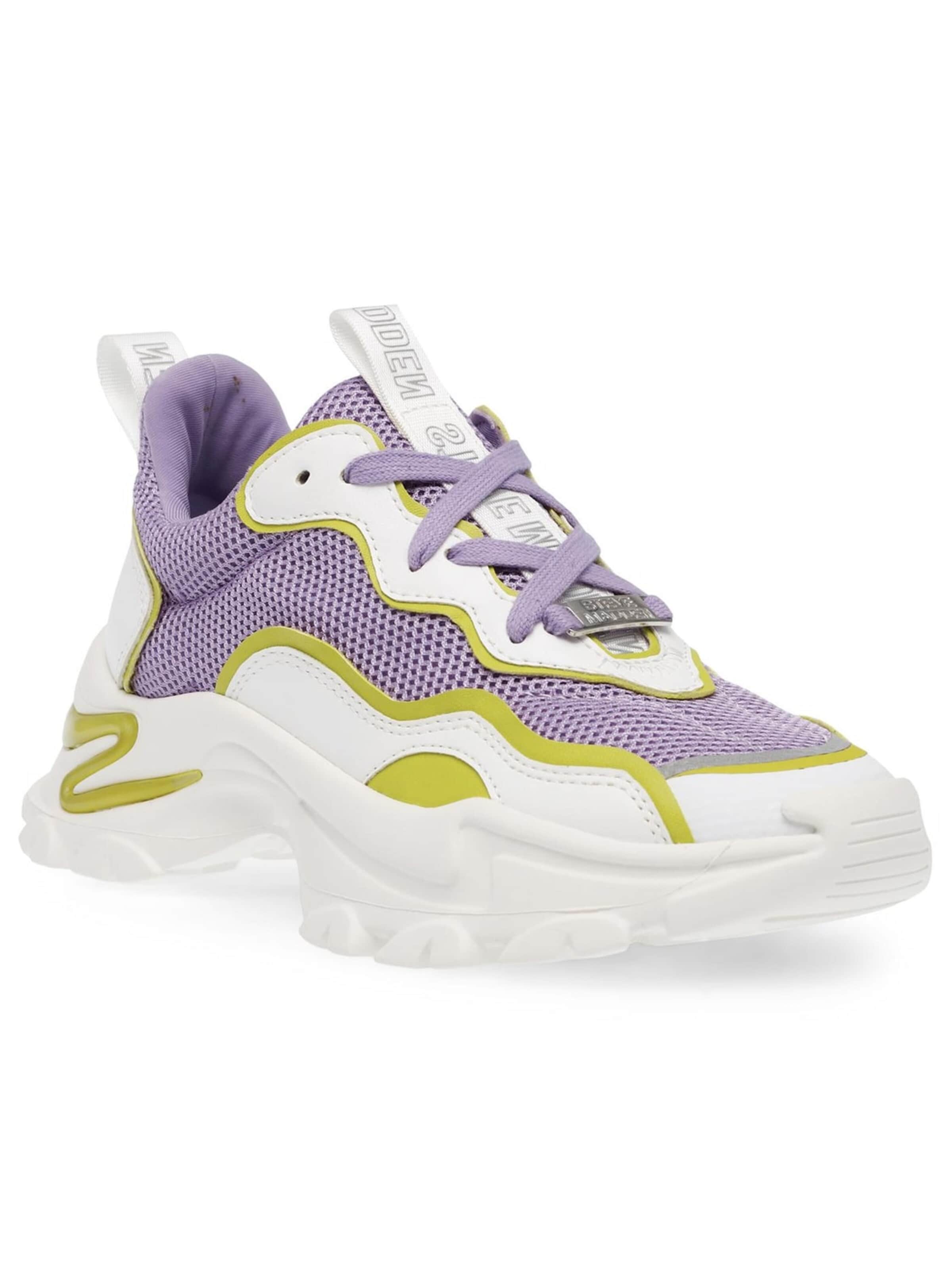 STEVE MADDEN Buty sportowe sznurowane 'W Manerva Lavender / White Shoes' w kolorze mieszane kolory: przód