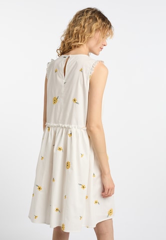 Robe d’été DreiMaster Vintage en blanc