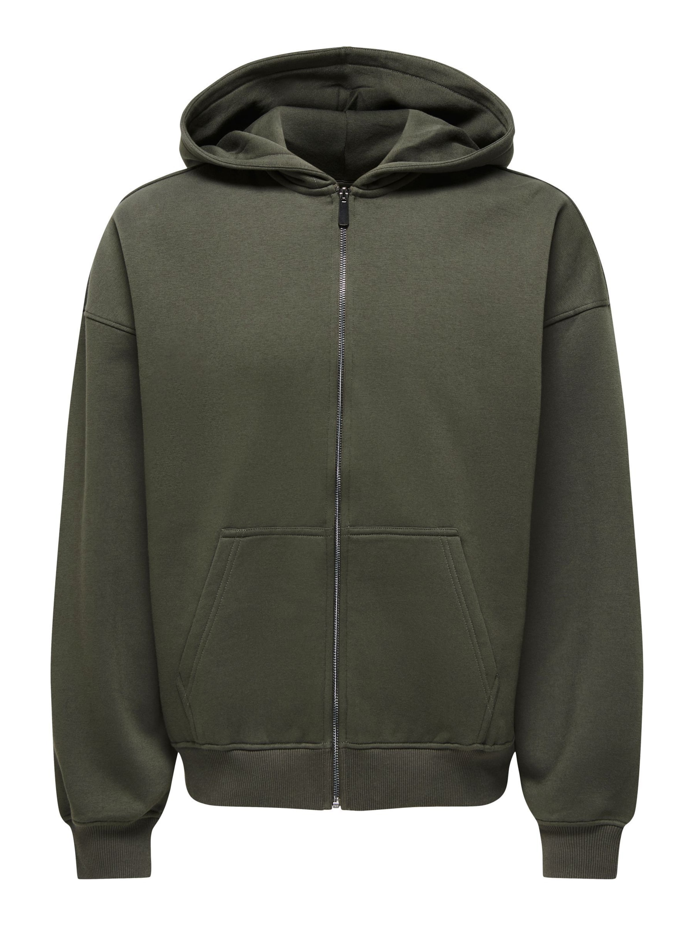 Only & Sons Bluza rozpinana 'ONSCeres' w rozmiarze L w kolorze oliwkowym, Podgląd produktu