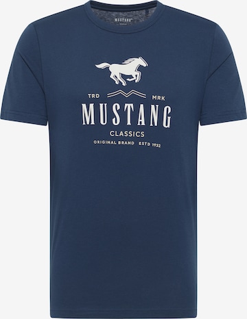 MUSTANG Shirt in Blau: predná strana