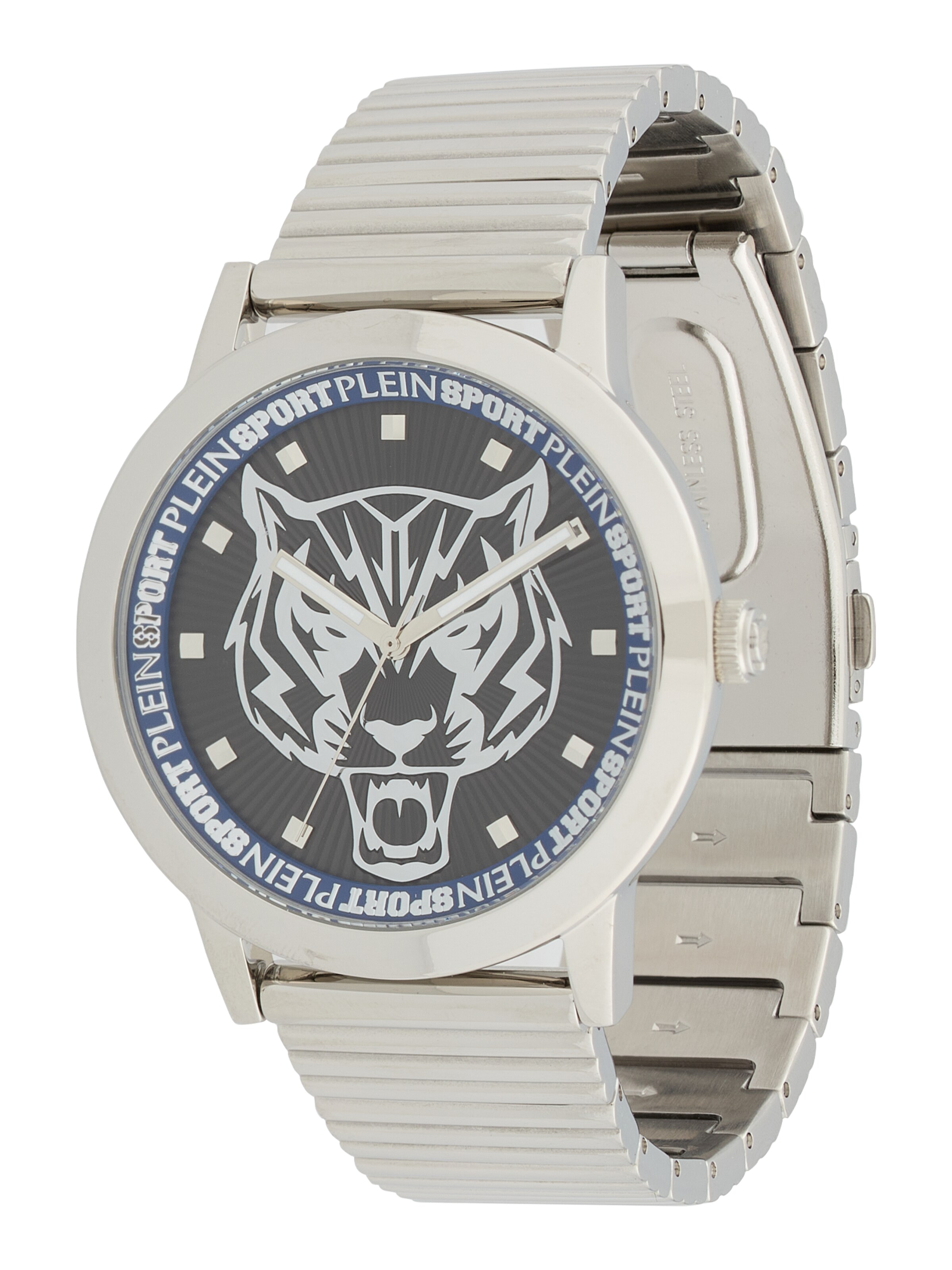 Plein Sport Αναλογικό ρολόι σε ασημί: μπροστά