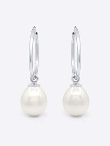 Orecchini 'SAINT CYPRIEN' di Ateliers Saint Germain in bianco: frontale
