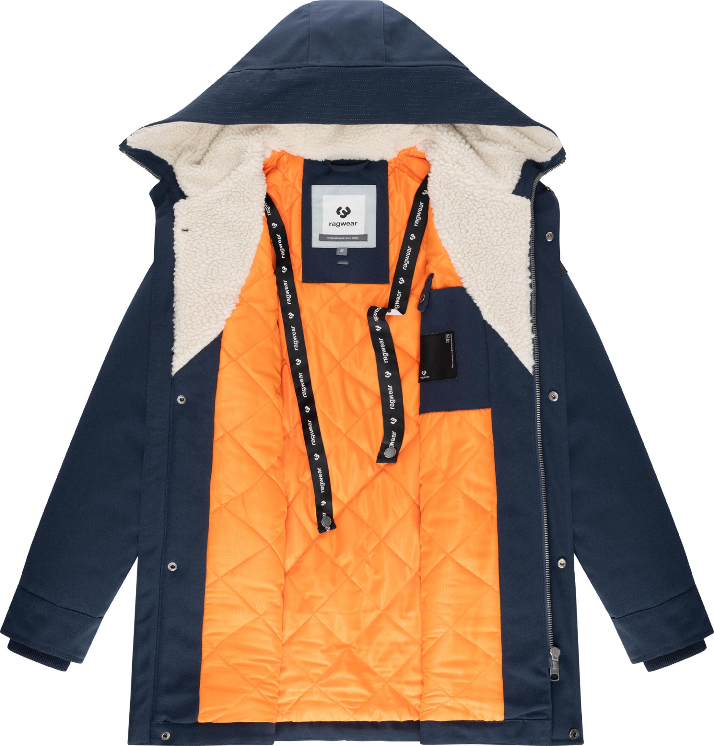 Ragwear Winterjas 'Mr Cany' in Blauw