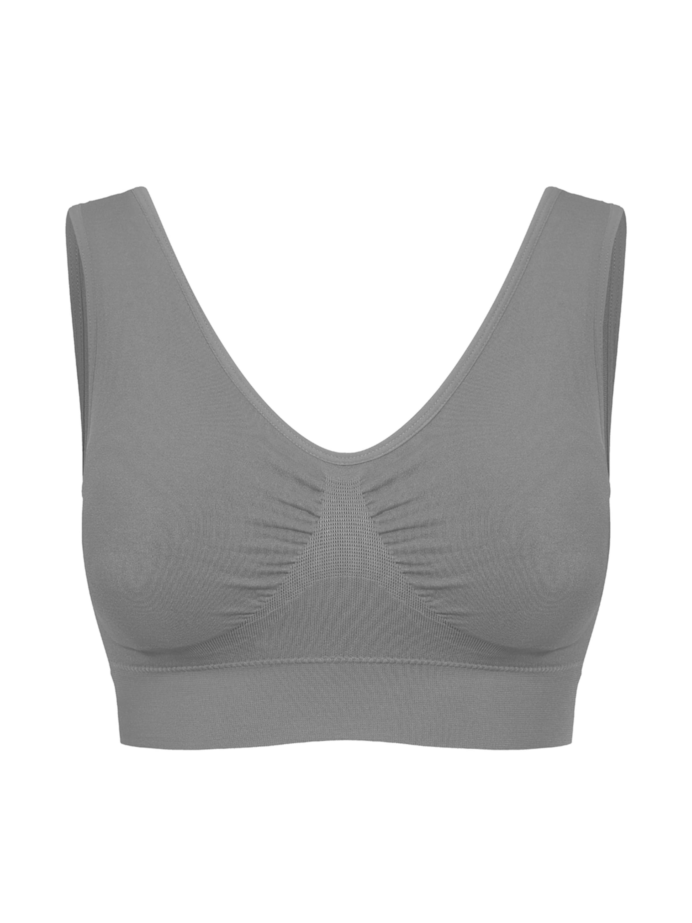 Bustier Soutien-gorge 'Comfy Bra' cfab en gris : devant