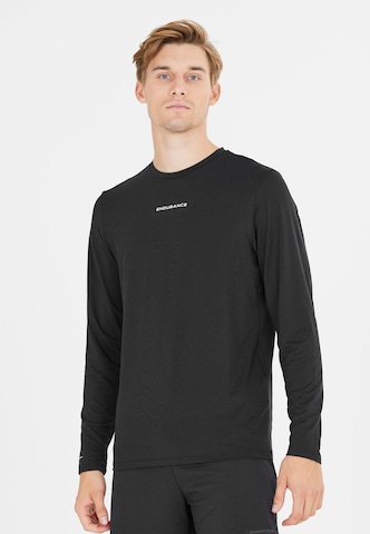 ENDURANCE Functioneel shirt 'Webern' in Zwart: voorkant