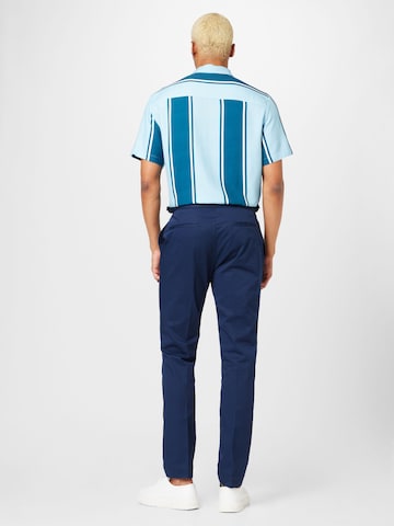 TOPMAN Слим Брюки-чинос в Синий