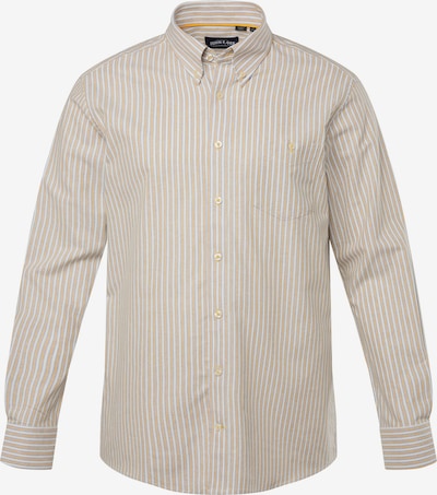 John F. Gee Chemise en beige / blanc cassé, Vue avec produit