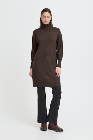 Pulz Knit dress 'PZSteffi' in Brown