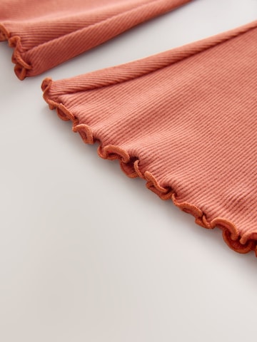 Next Wide Leg Leggings in Orange