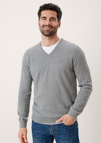 Pull-over s.Oliver en gris : devant