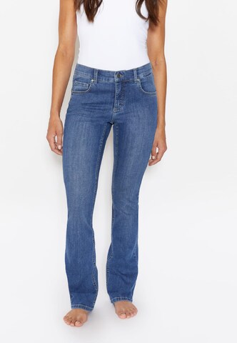 Angels Bootcut Jeans 'Leni' in Blauw: voorkant