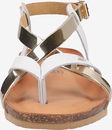 IGI&CO T-Bar Sandals in White