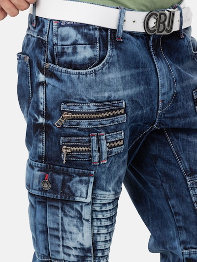 CIPO & BAXX Cargo trousers in Blue, Item view