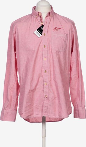 Engbers Button Up Shirt in L in Pink: front