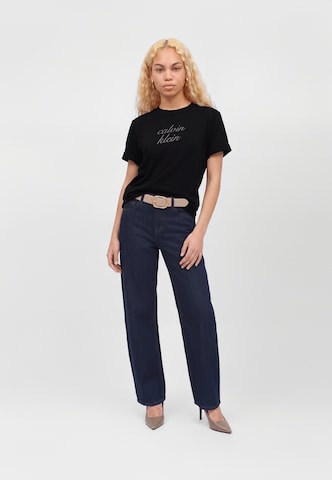 Calvin Klein Jeans Тениска в черно: отпред