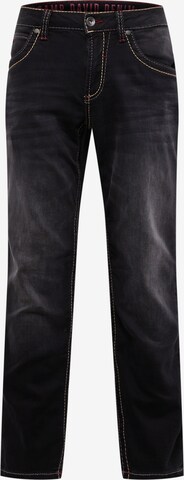 CAMP DAVID Regular Jeans 'Nico' in Black: front